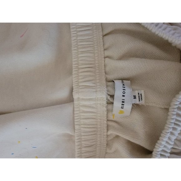 Kerri Rosenthal Cream Splatter Paint Shorts Size M - Picture 4 of 4